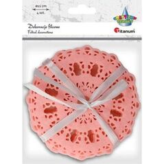 Titanum Filcowe podkładki ażurowe 4szt