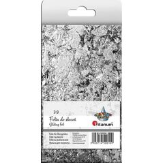 Titanum Folia do złoceń srebrna w płatkach 3g