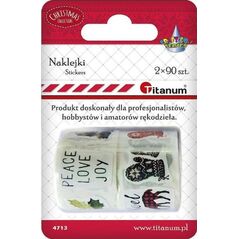 Titanum Naklejki na taśmie Boże Narodzenie mix 2szt.