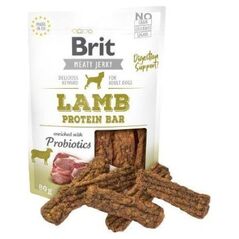 Brit BRIT MEATY JERKY Suszone Mięso Lamb Protein Bar JAGNIĘCINA 80g