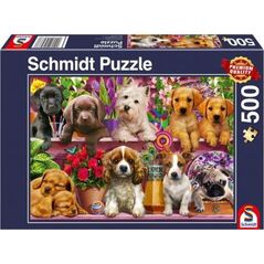 Schmidt Spiele Puzzle PQ 500 Psy na półce
