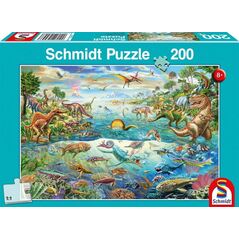 Schmidt Spiele Puzzle 200 Świat dinozaurów G3