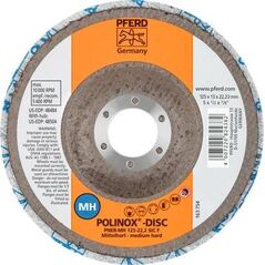 Pferd Ściernica tarczowa POLINOX 125mm, wersja średnio miękka Pferd