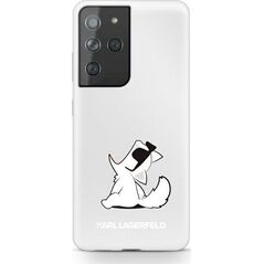 Karl Lagerfeld Karl Lagerfeld KLHCS21LCFNRC S21 Ultra G998 hardcase transparent Choupette Fun