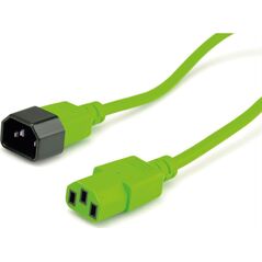 Kabel zasilający Value ROLINE Kabel zasilający C14 - C13, IEC 320 , zielony, 3 m