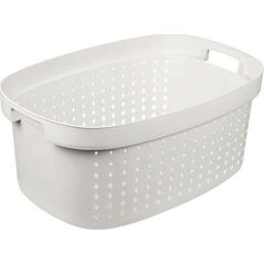 Kosz na pranie Plast Team Seoul Laundry 42L biały (TEA000465)