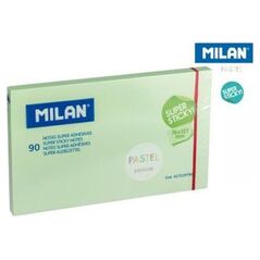Milan Karteczki samoprzylepne 127x76/90K zielone