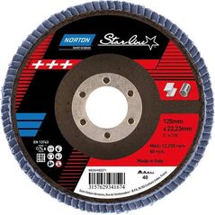 Norton Clipper Tarcza lamelkowa FLD FDTF 125x22 R82B NOR P40 STARL EU