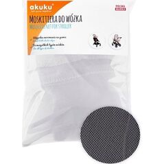 Akuku AKUKU Uniwersalna Moskitiera do Wózka Biała