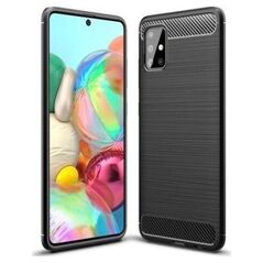 CASE ETUI CARBON LUX CZARNY SAMSUNG GALAXY A71 5G
