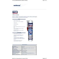 Tytan SILIKON SANITARNY TYTAN 280ML SZARY