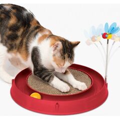 Catit Tor Catit Play'n Scratch z drapakiem, 4 x 36 x 39,5 cm, czerwony