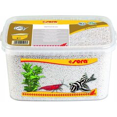 Sera Żwirek do akwarium Gravel White O 1 - 3 mm 6 l, biały