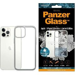 PanzerGlass Etui ClearCase do iPhone 12 Pro Max Satin Silver Antibacterial