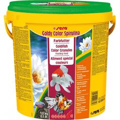 Sera Goldy Color Spirulina Nature 10 l, granulat - pokarm dla złotych rybek