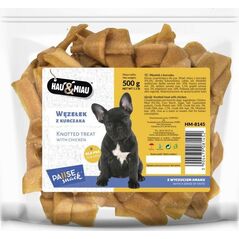 Hau&Miau Pausesnack przysmak dla psa, węzełek z kurczaka 500g