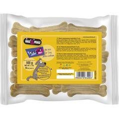 Hau&Miau KOŚĆ PRASOWANA NATURALNA,5 cm, 50szt/op, 500 g/op.,12op/karton