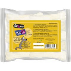 Hau&Miau KOŚĆ PRASOWANA BIAŁA 20cm, 10szt/op, 1,45 kg/op
