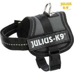 Trixie Julius-K9® Powerharness® szelki, dla psa, antracyt, Baby 1/XS: 30–40 cm/18 mm