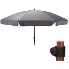 Ambiance Parasol ogrodowy regulowany Szary 200 cm