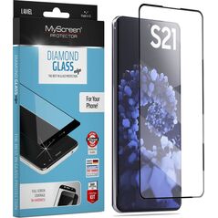 MyScreen Protector Diamond Glass Eedge Black do Samsung Galaxy S21