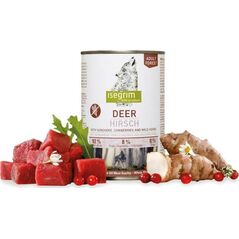 Isegrim Isegrim Adult Forest Deer - mokra karma dla dorosłych psów, jeleń ze słonecznikiem bulwiastym, borówką czerwoną i dzikimi ziołami, 400g
