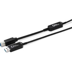 Kabel USB MicroConnect USB-A - USB-B 20 m Czarny (USB3.0AB20BOP)