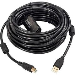 Kabel USB MicroConnect USB-A - USB-B 5 m Czarny (USBAB5B-ACTIVE)