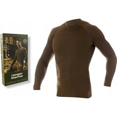 Brubeck LS14860 Bluza męska Ranger Thermo khaki XXL