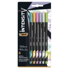Bic Cienkopisy BIC Intensity Fine mix Pastel blister 6 kolorów