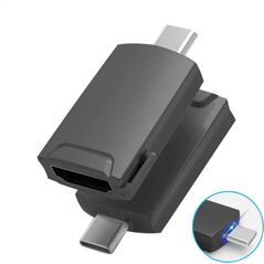 Adapter USB Platinet USB-C - HDMI Czarny  (PMMA9856)