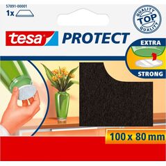 Tesa PODKŁADKA FILCOWA 100MM:80MM BRĄZOWA 1SZT. H5789101 TESA