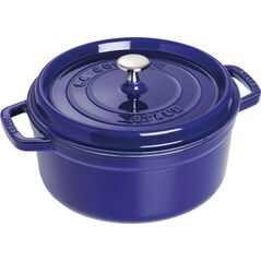 STAUB Garnek STAUB żeliwny okrągły 3.8 ltr niebieski
