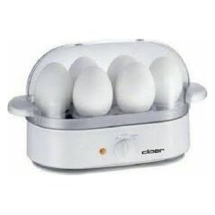 Jajowar Cloer Cloer egg cooker 6081 (white, with stainless steel heating plate for 6 eggs)