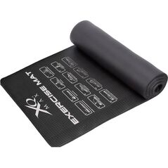 XQ Max Mata treningowa 183 cm x 58 cm x 1 cm czarna