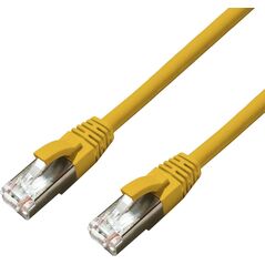 MicroConnect CAT6A S/FTP 10m Yellow LSZH
