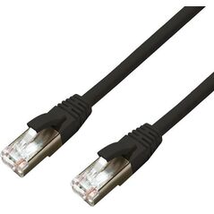 MicroConnect CAT6A S/FTP 1m Black LSZH