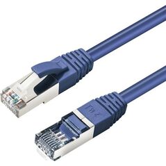 MicroConnect CAT6A S/FTP 0.5m Blue LSZH