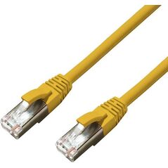 MicroConnect CAT6A S/FTP 20m Yellow LSZH