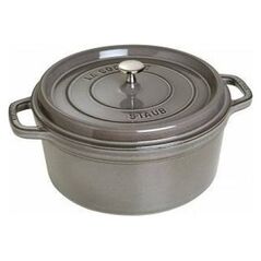 STAUB Garnek żeliwny okrągły - Grafitowy, 2.2 ltr