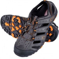 Buty trekkingowe męskie Lahti Pro SANDAŁY TREKKINGOWE PU/DZIANINA SZAR.-CZAR.-POM., "40",LAHTI