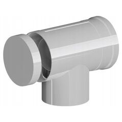 Ricom KOLANO KONC PP-AL 87ST DN60/100 Z REWIZJA