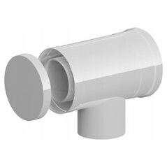 Ricom KOLANO PP-AL 87ST RED.DN60/100X80/125 Z REWIZJA