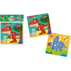Roter Kafer Piankowe puzzle 2w1"Dinozaury" RK6050-06