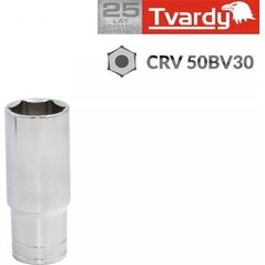 Geko NASADKA SZEŚCIOKĄTNA DŁUGA 1/4" 6 MM TVARDY (10/100) T00141-06 GEKO