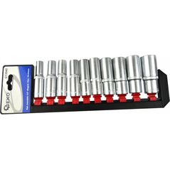 Zestaw narzędzi Geko KPL. NASADEK 1/2" DŁUGICH 10EL.10-24MM(5/10) G13545 GEKO