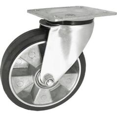 Unimet KOŁO ALUMINIUM-GUMA 180MM, OBUDOWA SKRĘTNA A52G