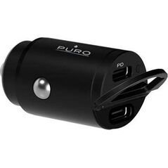 Ładowarka Puro Mini 2x USB-C 2.4 A  (PUR404BLK)