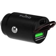 Ładowarka Puro Mini 1x USB-A 1x USB-C 2.4 A  (PUR403BLK)