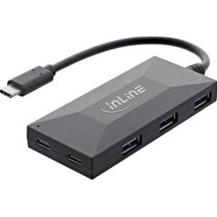 HUB USB InLine 2x USB-C  + 3x USB-A 3.2 Gen1 (35398)